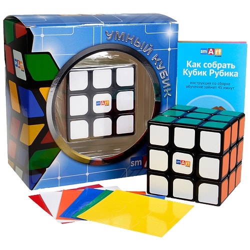 Smart Cube 3х3 Фирменный Плюс | Кубик 3х3 черный