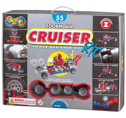 ZOOBMobile Cruiser | Конструктор 55 деталей + радиоуправление