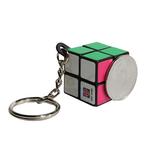 Головоломка Фингер кубик 2x2 брелок на ключі (блістер) кільце