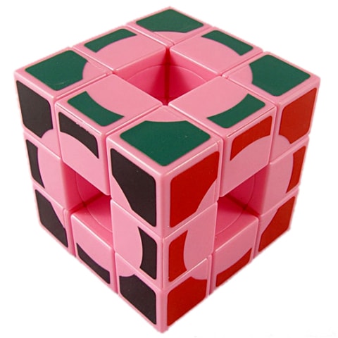 Кубик LanLan Void Cube Pink | Куб без центра розовый 