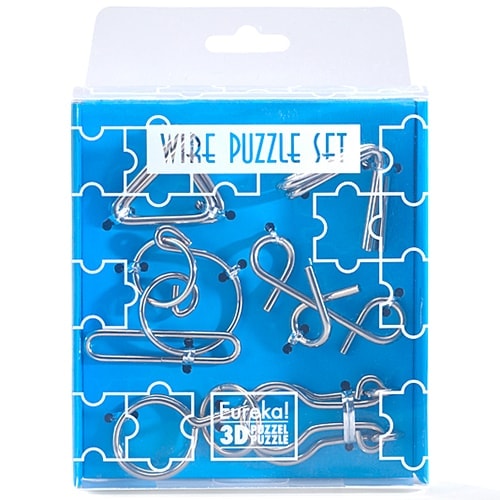 Головоломка Синій набір | Wire Puzzle Set Blue