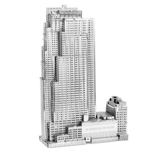 Металлический 3Д конструтор 30 Rockfeller Plaza Metal Earth | Небоскреб Rockefeller Plaza