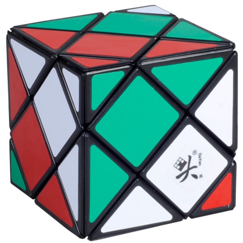 DaYan Four Cube (Dino плюс Skewb) Black | Кубик Даян діно плюс скьюб чорний