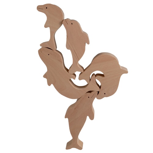 3D пазл Дельфины-акробаты