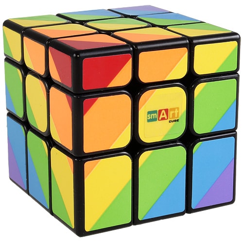 Smart Cube Rainbow black | Райдужний кубик