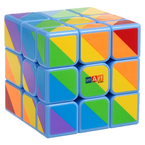 Smart Cube Rainbow blue | Радужный кубик голубой