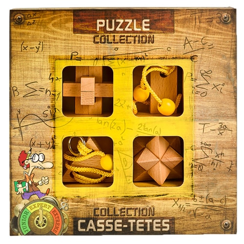 EXPERT Puzzles Collection | Набор деревянных головоломок для опытных