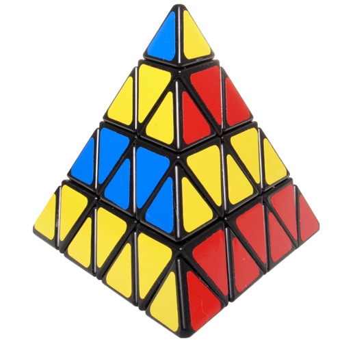 Lanlan 4x4 Pyraminx black | Головоломка 4х4 Пірамідка