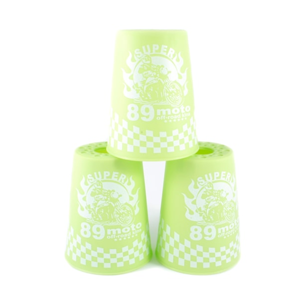 YJ Graffiti Colorful Flying Cups green | Стаканчики Speed Stacks