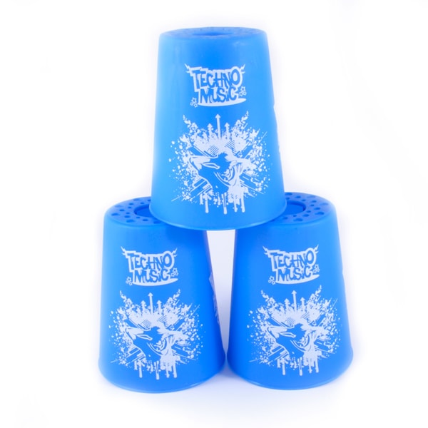 YJ Graffiti Colorful Flying Cups blue | Стаканчики Speed Stacks