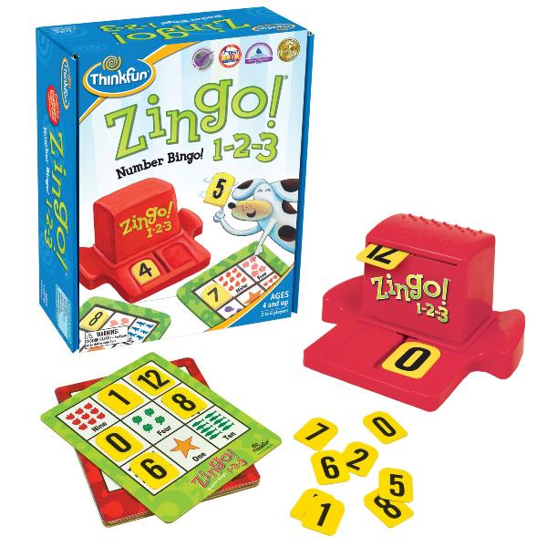 Игра Зинго 1-2-3 | ThinkFun Zingo 1-2-3