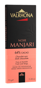 Плитка черного шоколада MANJARI / МАНЖАРИ Какао 64%