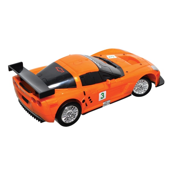 Головоломка 3D пазл машина Corvette C6R 1:32