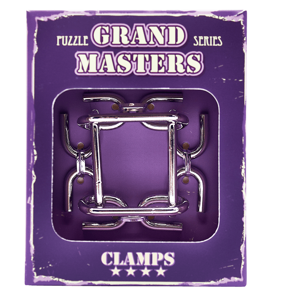 Grand Master Puzzles CLAMPS | Металлическая головоломка violet