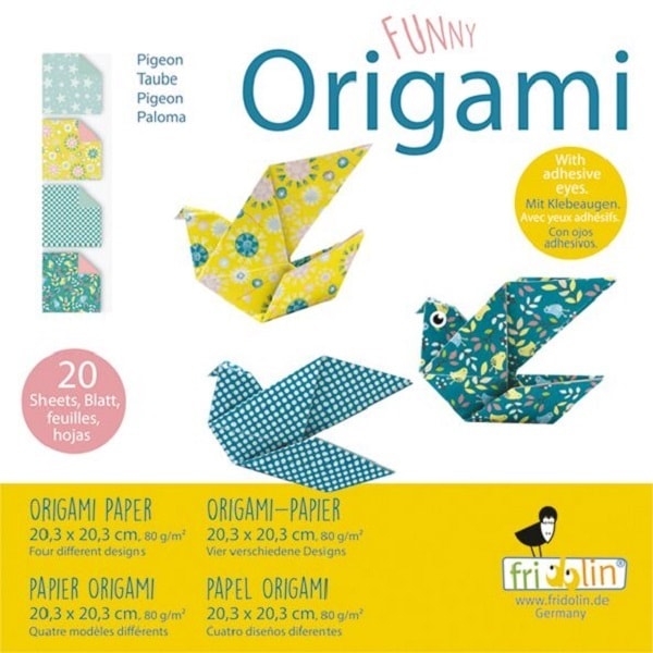 Голуби | Pigeons Fridolin набор для оригами