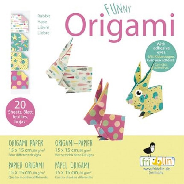 Зайчики | Hare Fridolin набор для оригами  