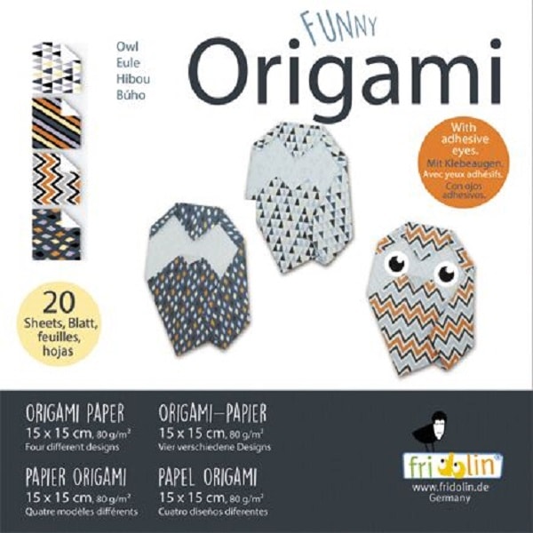 Совушки | Owls Fridolin набор для оригами 