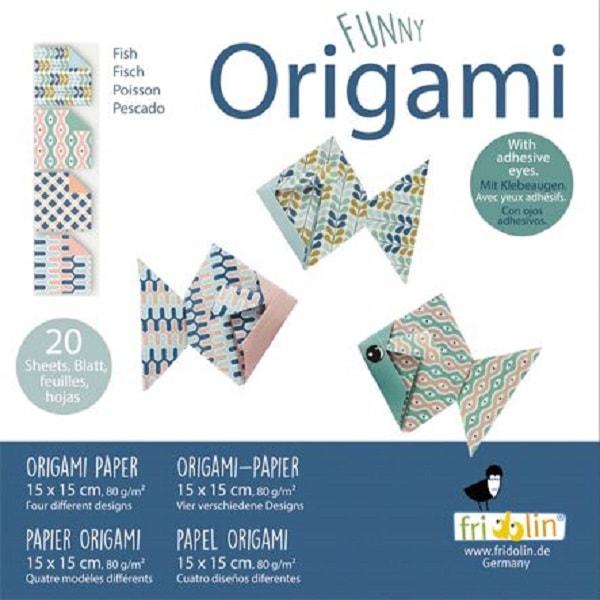 Рыбки | Fish Fridolin набор для оригами   