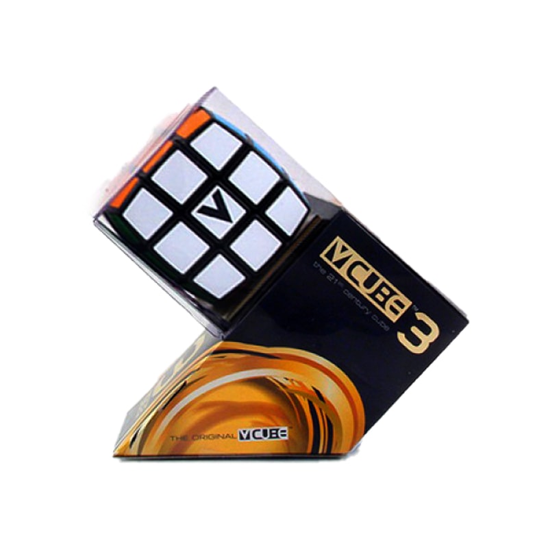 Головоломка Кубик V-CUBE 3х3 чорний круглий