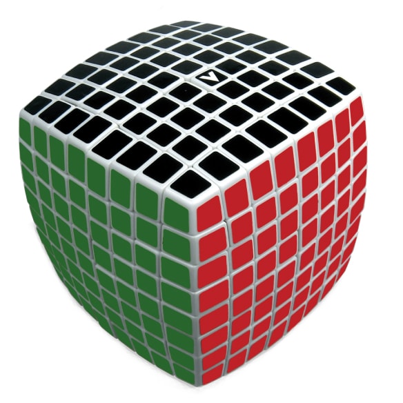 Головоломка Кубик V-CUBE 8х8 білий круглий