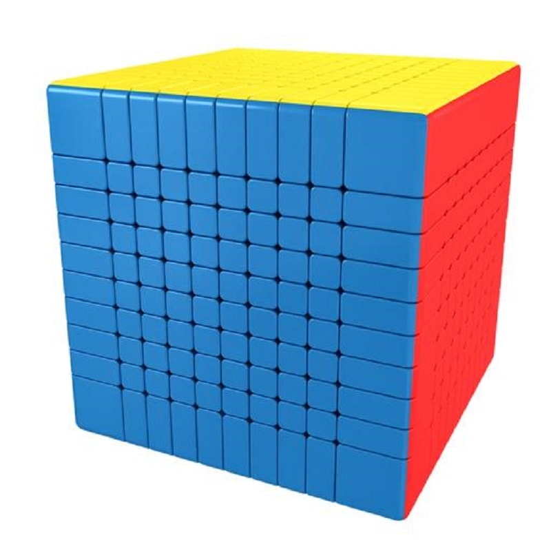 Кубик MoYu Meilong 10x10 кольоровий пластик