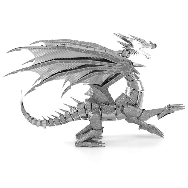 Металевий 3Д конструтор Silver Dragon
