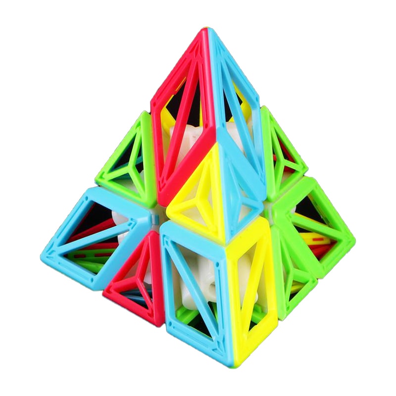 QiYi DNA Pyraminx stickerless | QiYi DNA Пірамідка стікерлесс