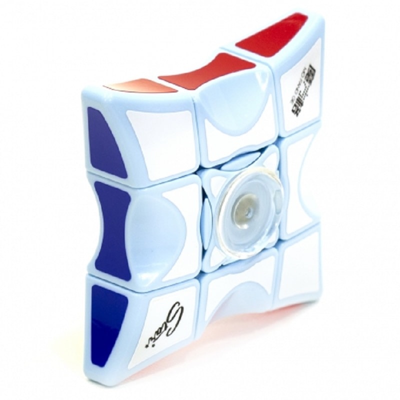 QiYi 1x3x3 Fidget Cube blue | Кубоїд спіннер блакитний