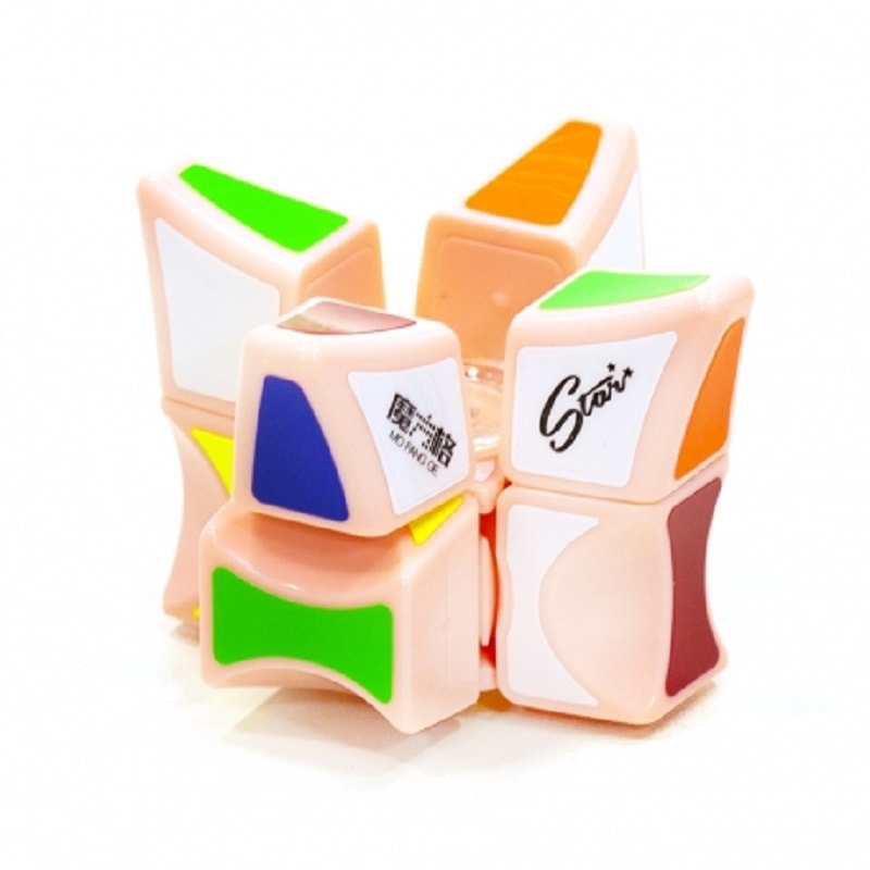 QiYi 1x3x3 Fidget Cube pink | Кубоид спиннер розовый