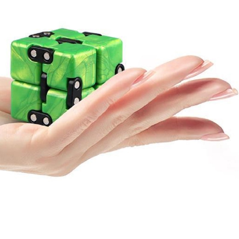 QiYi Infiniti Cube green| Бескінечний куб антистрес