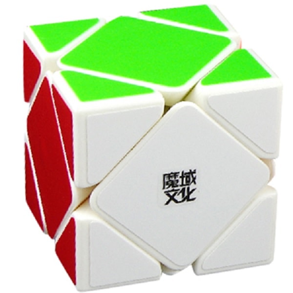 MoYu Magnetic Skewb Cube white | Кубик Мою Скьюб магнитный білий