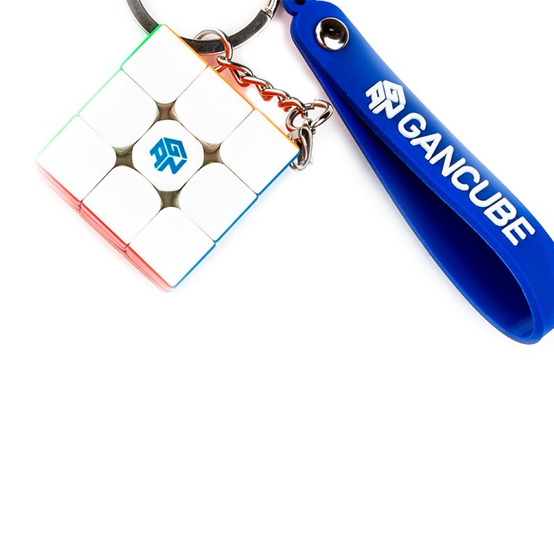 Gan 3x3 Keychain 3 cm stickerless | Брелок 3x3 Ган 3 см цветной пластик