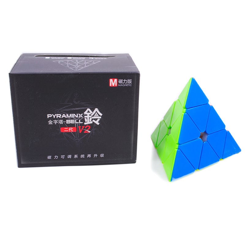 Головоломка QiYi Пирамидка X-Man Bell V2 M кольоровий пластик