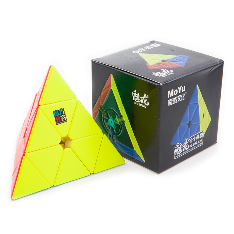 Головоломка Пірамідка Meilong магнітна кольоровий пластик