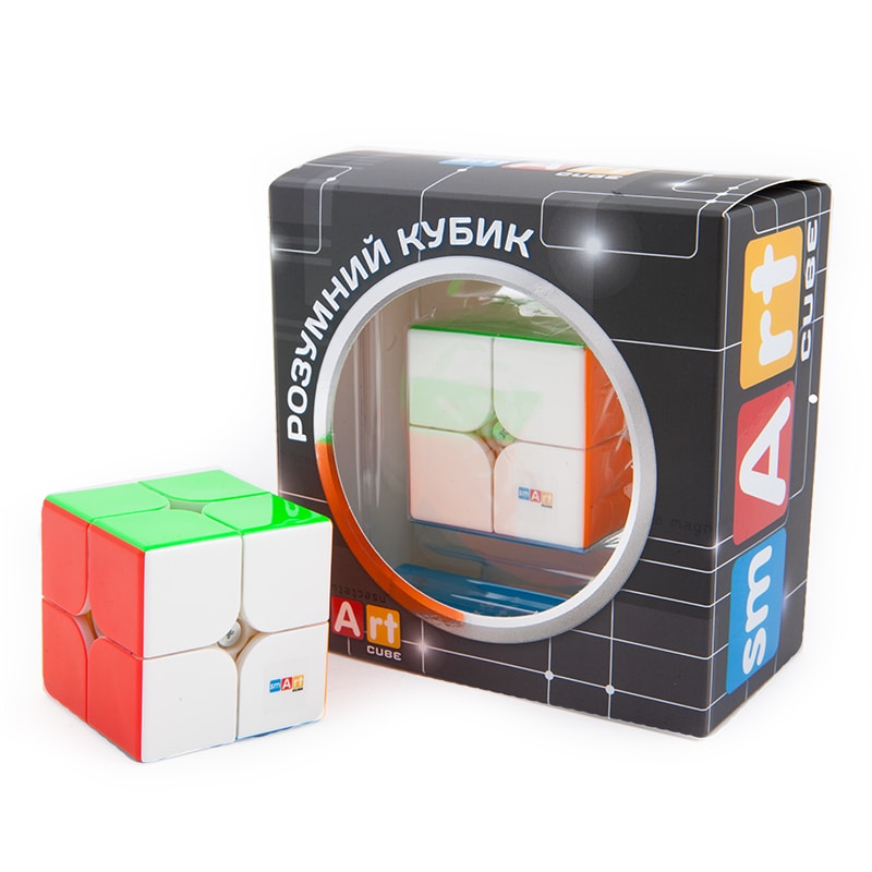 Smart Cube 2х2 Magnetic | Магнитный кубик без наклеек