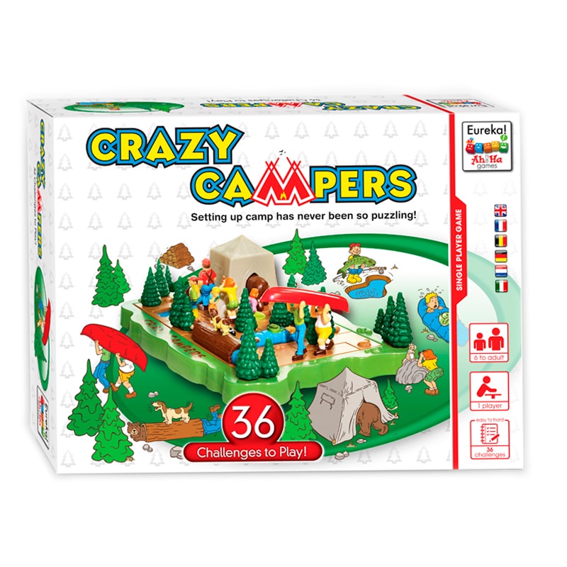 Ah!Ha Crazy Campers | Логическая игра Сумасшедшие Кемперы