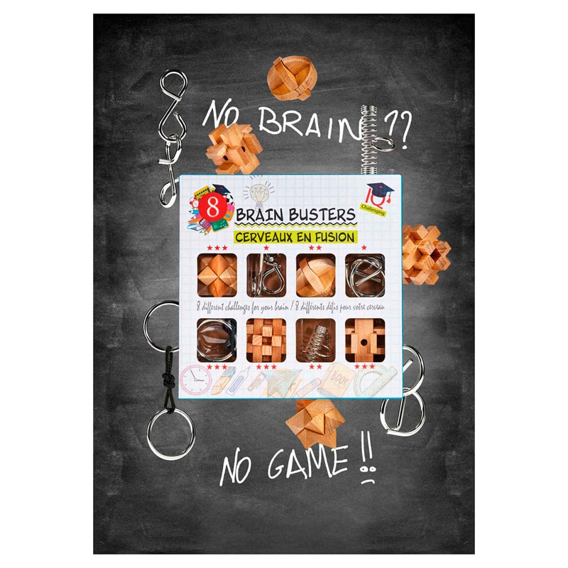 Набір головоломок E3D Brain Busters/Cerveaux en Fusion