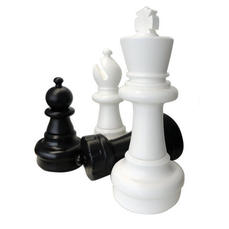 Шахові фігури, пластік, висота короля 31 см