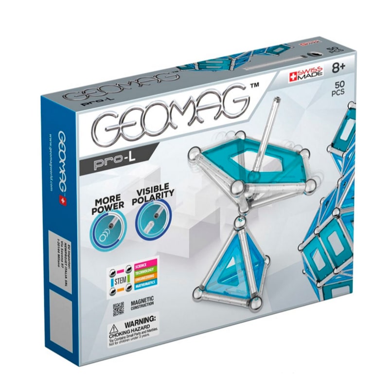 Geomag PRO-L 50 деталей | Магнітний конструктор