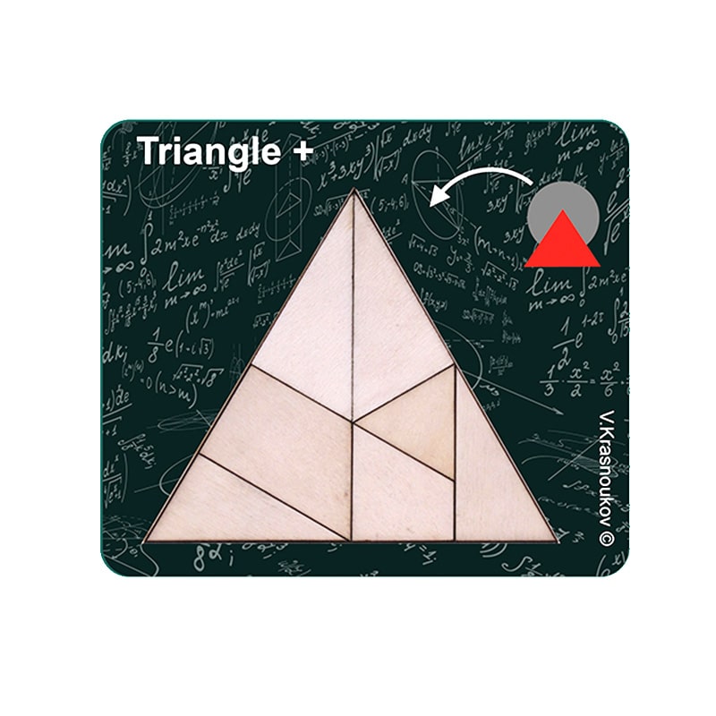 Головоломка укладка Krasnoukhov Packing Problem Треугольник +