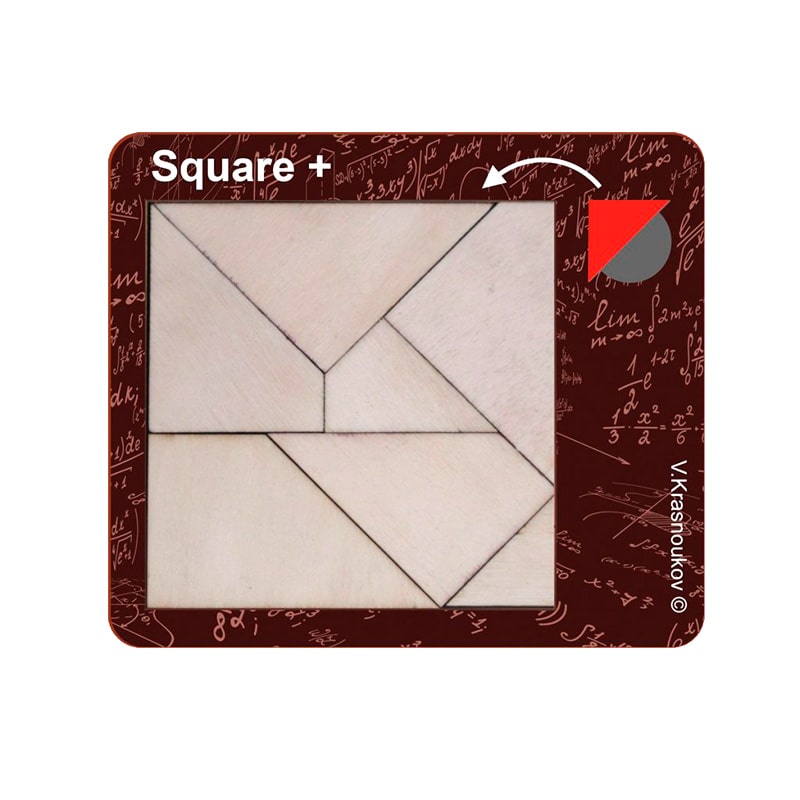 Головоломка V.Krasnoukhov Packing Problem: Square