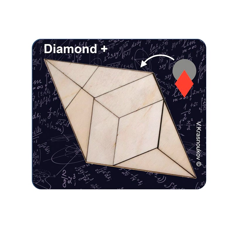 Головоломка V.Krasnoukhov Packing Problem: Diamond