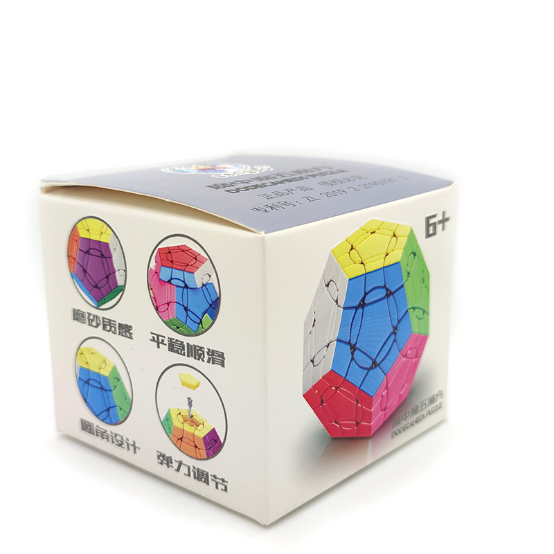 Головоломка Shengshou Megaminx 3x3 Crazy кольоровий пластик