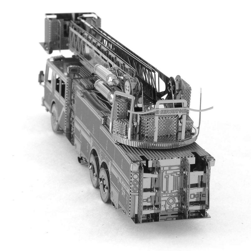 Металлический 3D конструктор Fire Engine | Пожарная машина