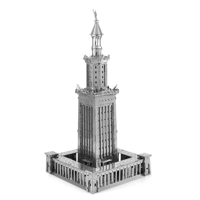Металлический 3D конструткор Александрийский маяк (Фаросский маяк)