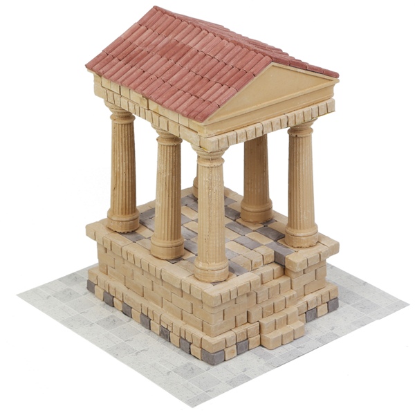 Римський храм | Конструткор зі справжніж цеглинок