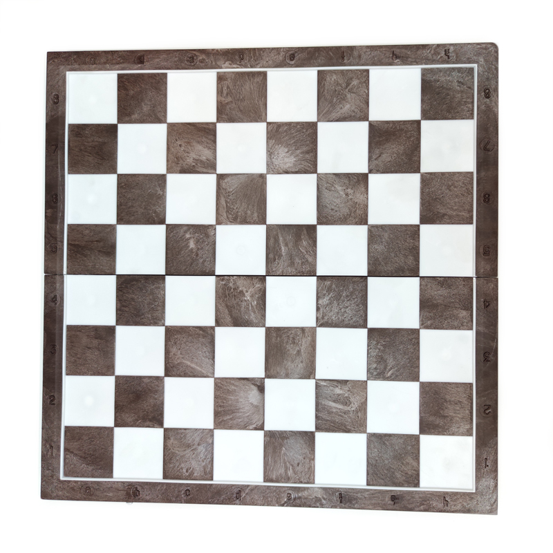 Шаховий набір №2: дошка пластик, фігури дерево Стаунтон 98 мм