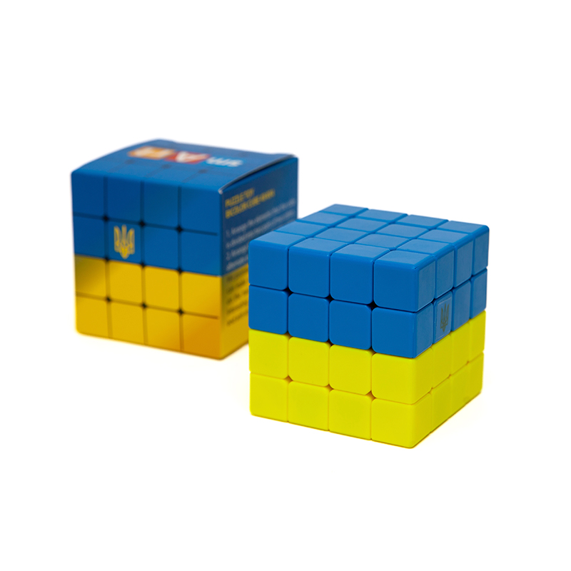 Smart Cube Умный кубик 4х4х4 Флаг Украини Checker Cube 4x4x4