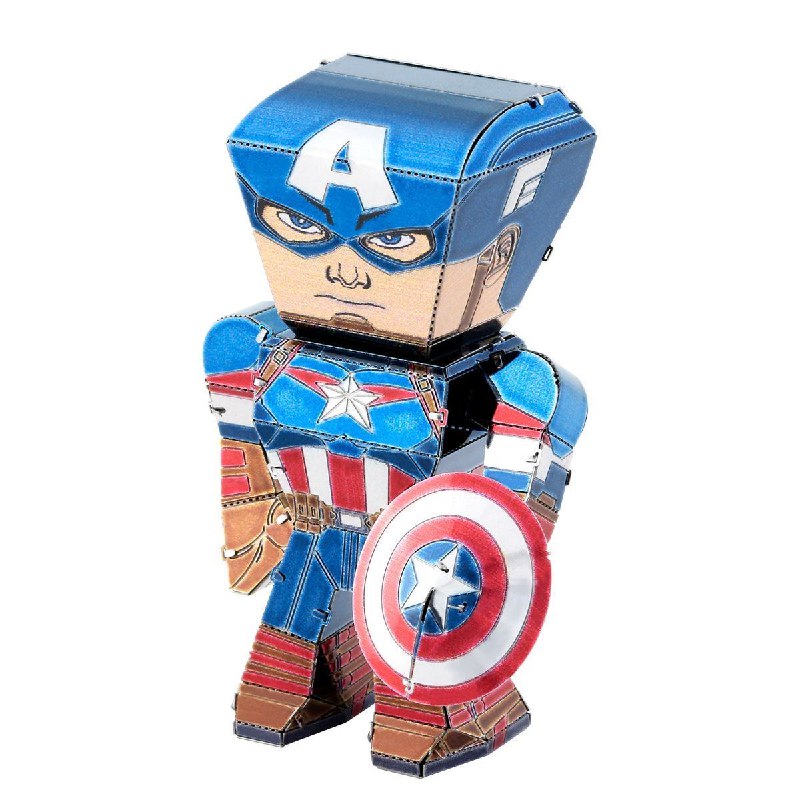 Металлический 3Д конструтор Марвел Avengers Капитан Америка