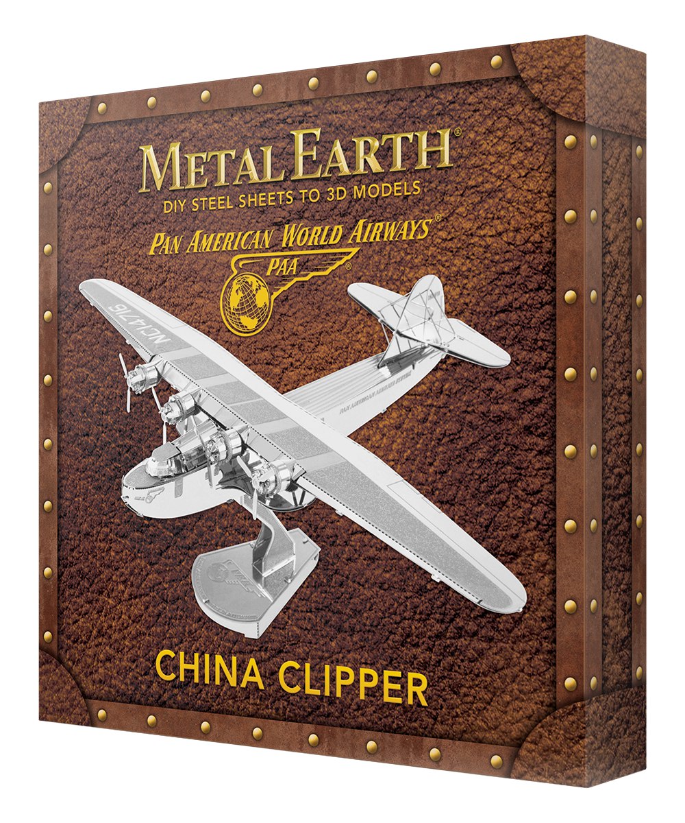 Метеллический 3D конструктор Metal Earth Самолет Pan Am Clipper